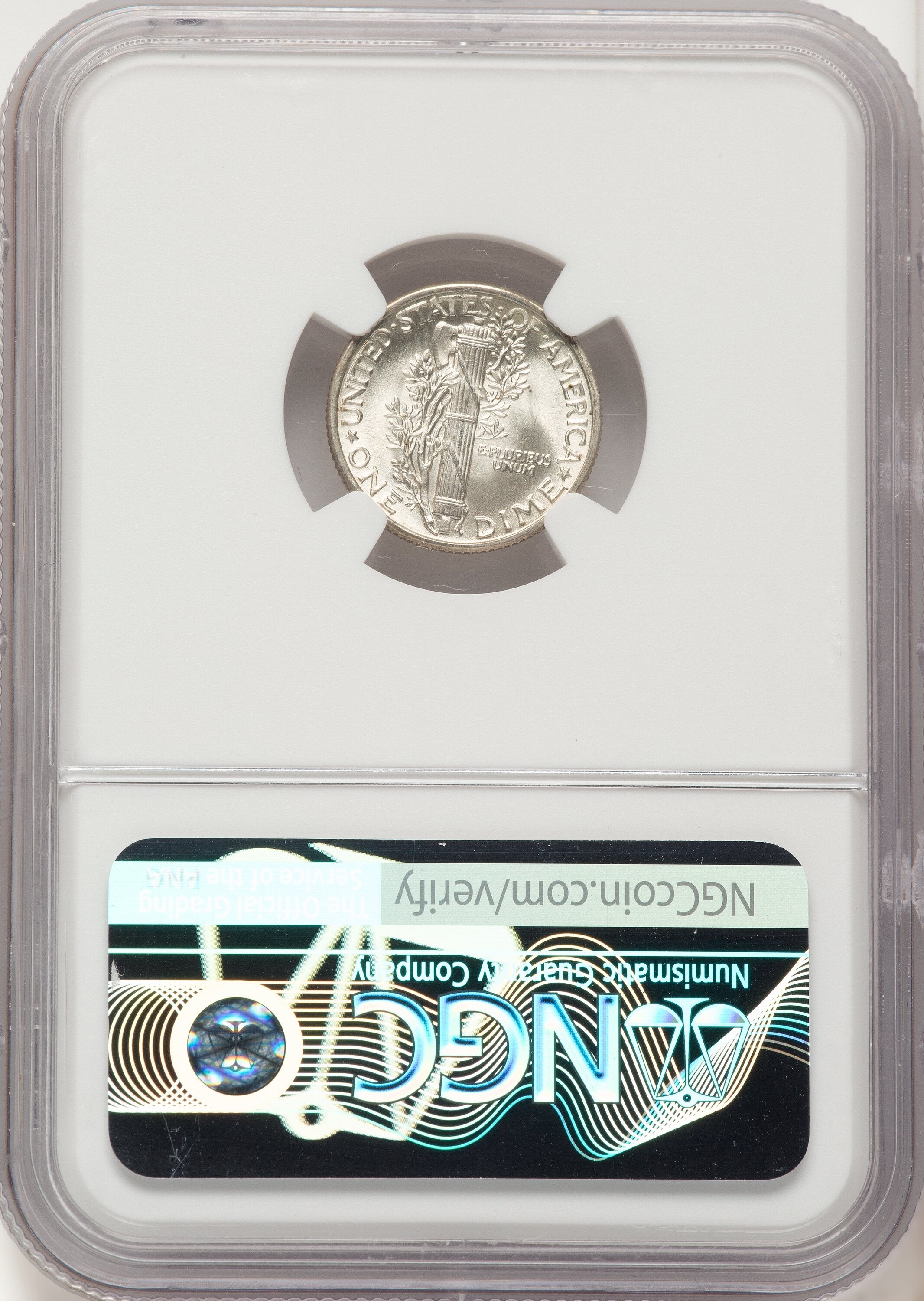 1940 10C FB Mercury Dime NGC MS68