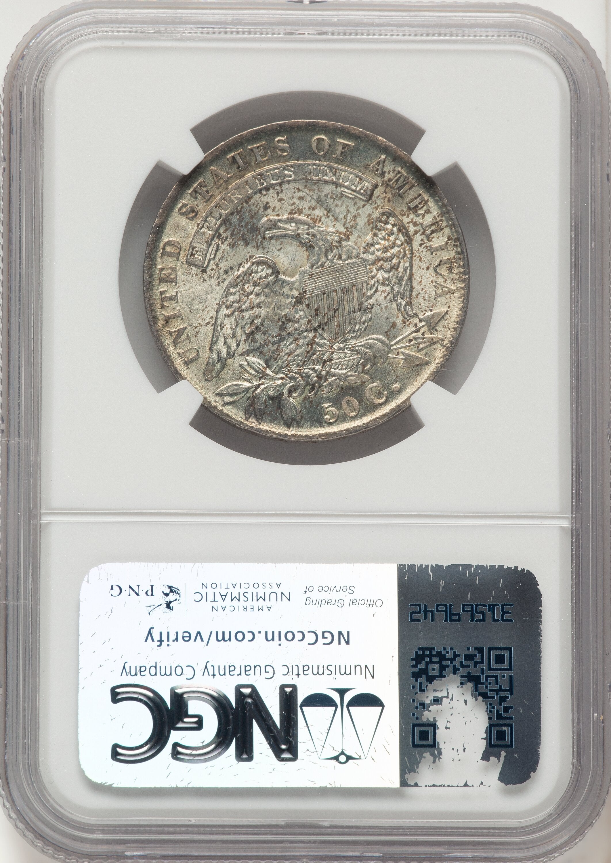 1836 50C O-106a Bust Half Dollar NGC MS65