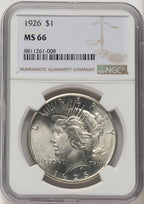 1926 Peace Dollar NGC MS66