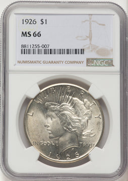 1926 Peace Dollar NGC MS66