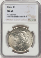 1926 Peace Dollar NGC MS66