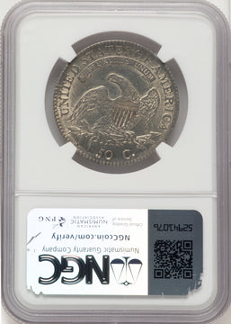 1814 50C E/A in STATAS O-108a Bust Half Dollar NGC MS61