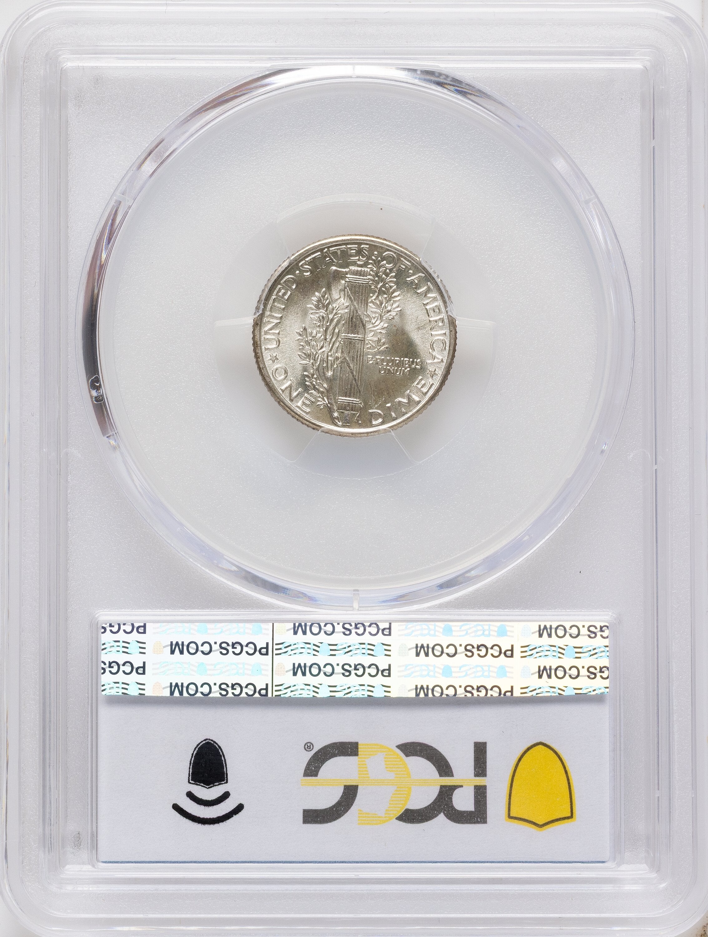 1937 10C FB Mercury Dime PCGS MS68