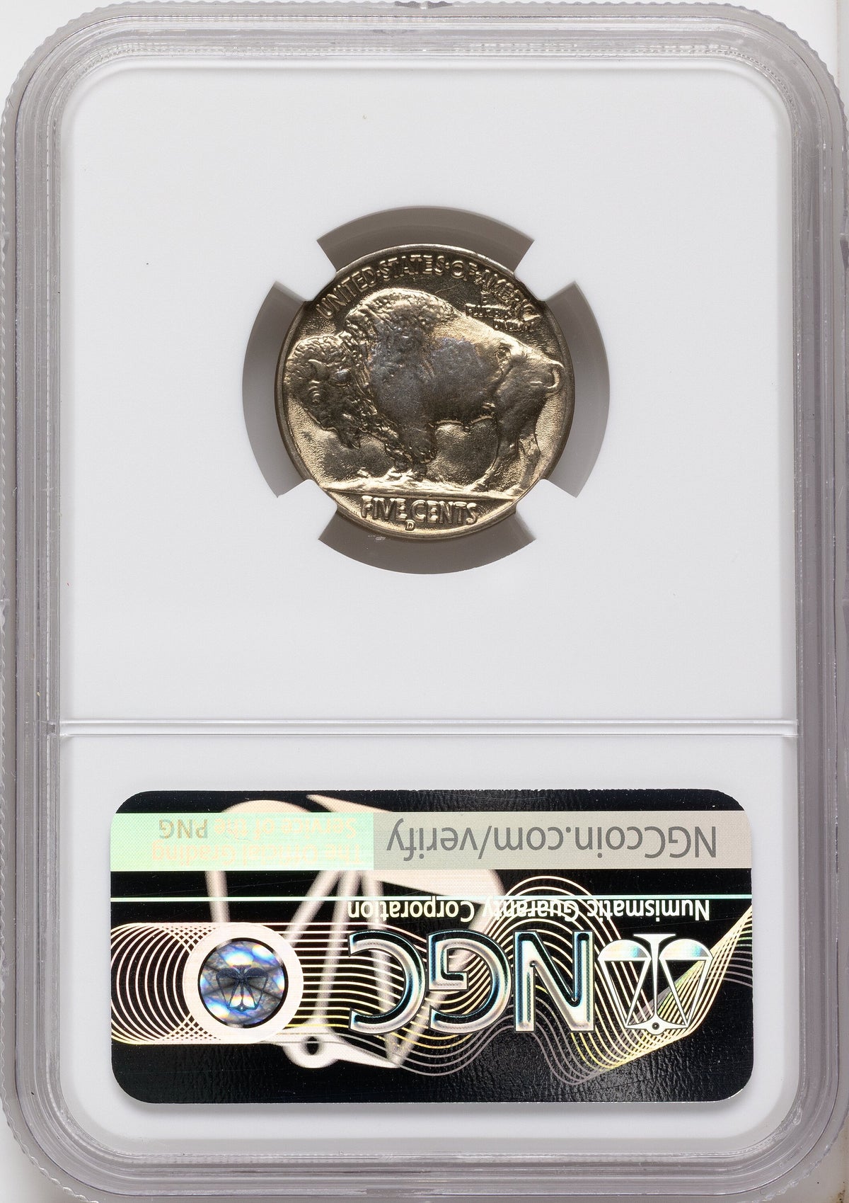 1937-D 5C Buffalo Nickel NGC MS68