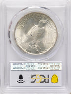 1923 Peace Dollar PCGS MS66+