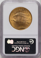 1911-D $20 Saint-Gaudens Double Eagle NGC MS66
