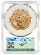 2025 1 oz American Gold Eagle FDD CAC MS70 Founders