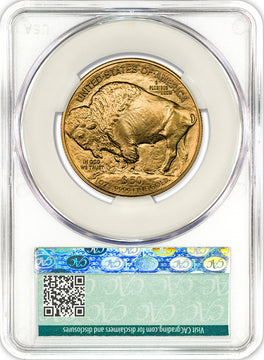2025 1 oz Gold Buffalo First Day of Delivery CAC MS70
