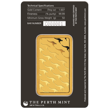 50 GRAM GOLD BAR PERTH