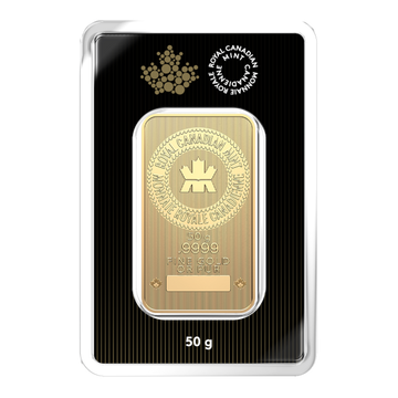 50 GRAM GOLD BAR RCM