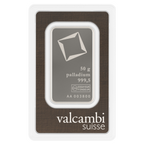 50 GRAM PALLADIUM BAR VALCAMBI