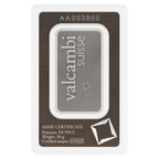 50 GRAM PALLADIUM BAR VALCAMBI