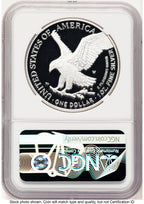 2021-W TY2 Proof Silver Eagle 1 oz 2022 US Mint Releases Kenneth Bressett Red Book NGC PF70
