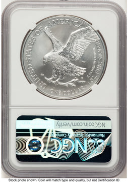 2021-W TY2 Burnished Silver Eagle 1 oz 2022 US Mint Releases Kenneth Bressett Red Book NGC PF70