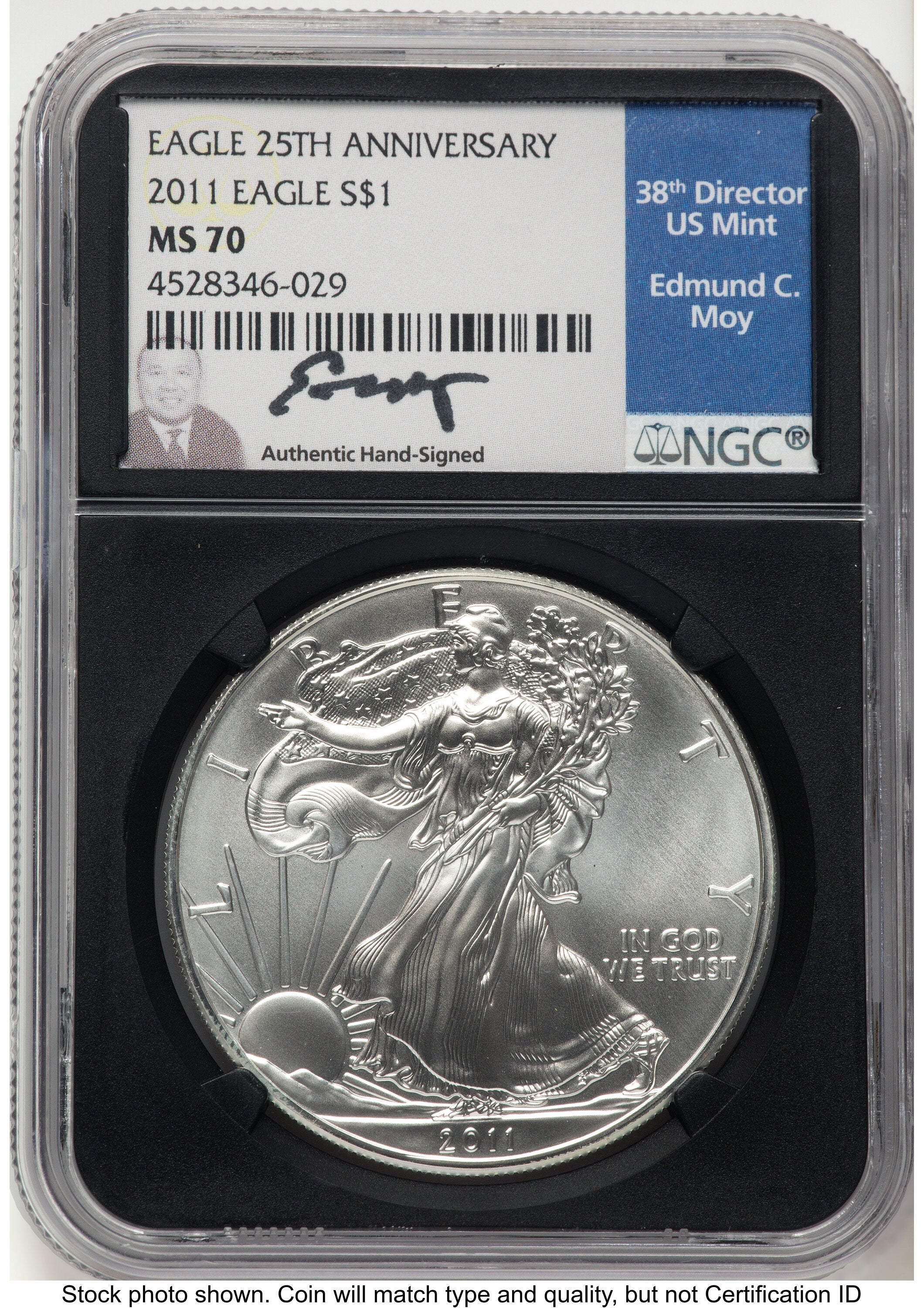 2011 Silver Eagle NGC MS70 Ed Moy
