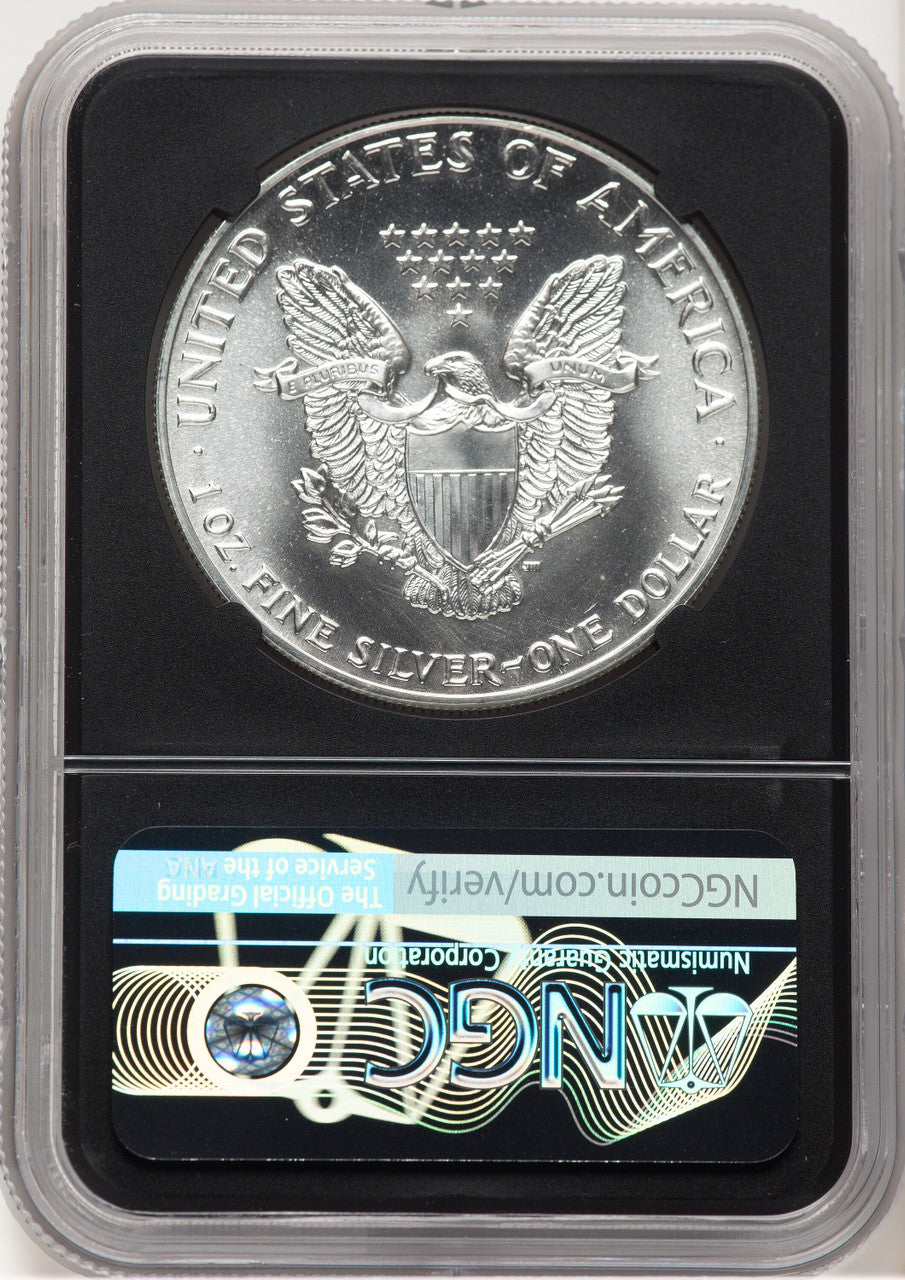 1987 Silver Eagle NGC MS70 Ed Moy