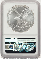 2023 Silver Eagle FDI Trump Label NGC MS70