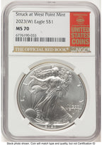 2023-(W) Silver Eagle Red Book NGC MS70