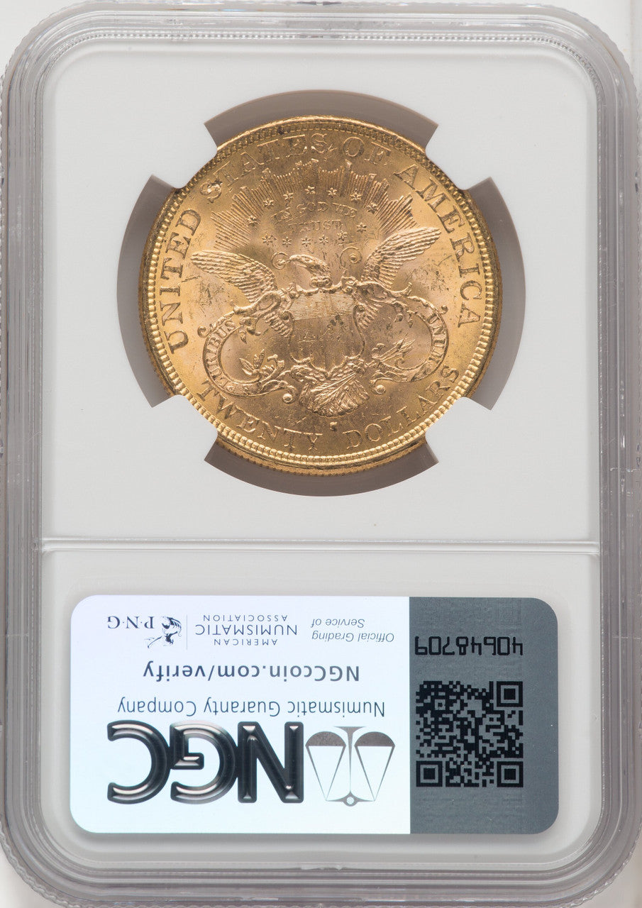 1877-S $20 Liberty Double Eagle NGC MS63 (518529038)