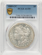 1889-CC Morgan Dollar PCGS AU55