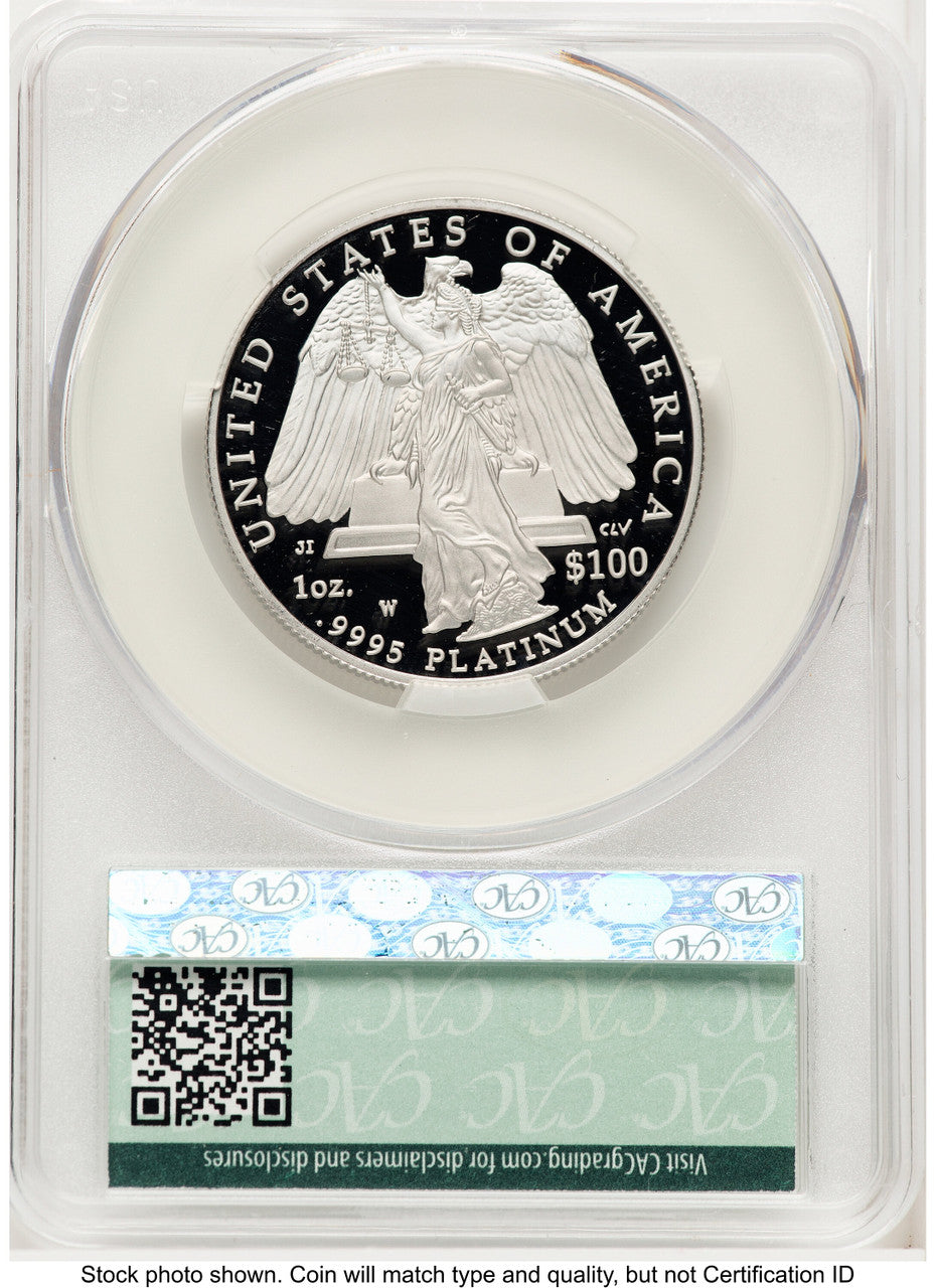 2008-W Proof Platinum Eagle 1 oz Non Designation CACG PR70