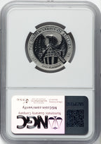 2007-W Reverse Proof Platinum Eagle 1/2 oz Brown Label NGC PF70