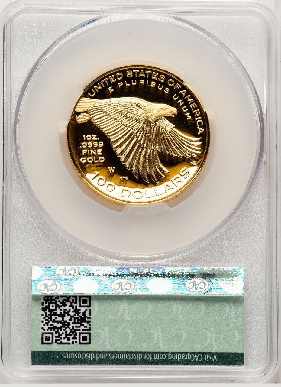 2017-W G$100 American Liberty High Relief Ron Drzewucki CACG PR70