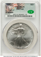 1995 Silver Eagle Ron Drzewucki CACG MS70