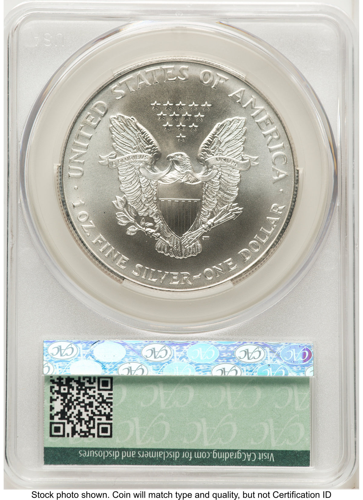 1995 Silver Eagle Ron Drzewucki CACG MS70
