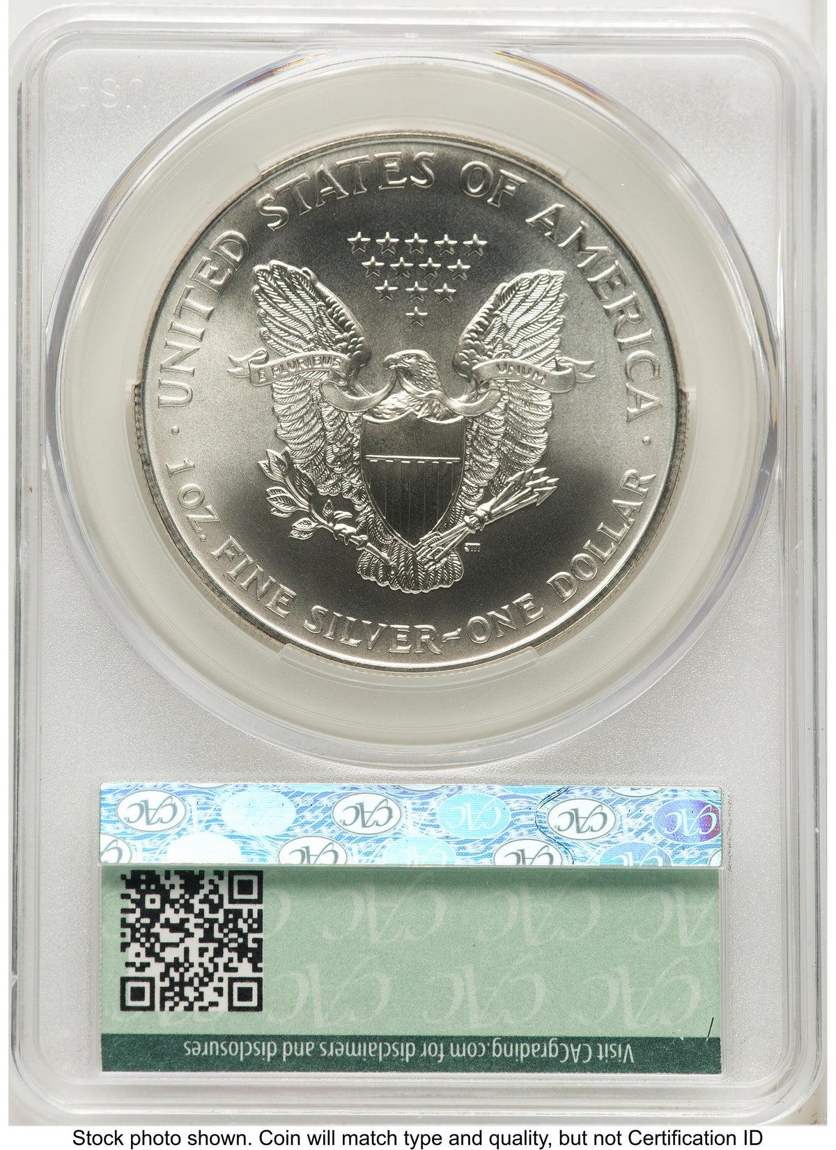 1998 Silver Eagle Ron Drzewucki CACG MS70