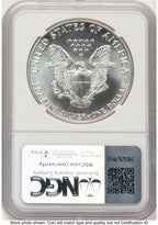 1986-(S) Silver Eagle Early Production Jeff Garrett Red Book NGC MS70