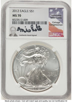 2012 Silver Eagle Mike Castle NGC MS70
