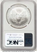 2006 Silver Eagle Mike Castle NGC MS70