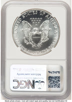 1989 Silver Eagle Mike Castle NGC MS70