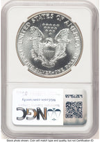 1988 Silver Eagle Mike Castle NGC MS70