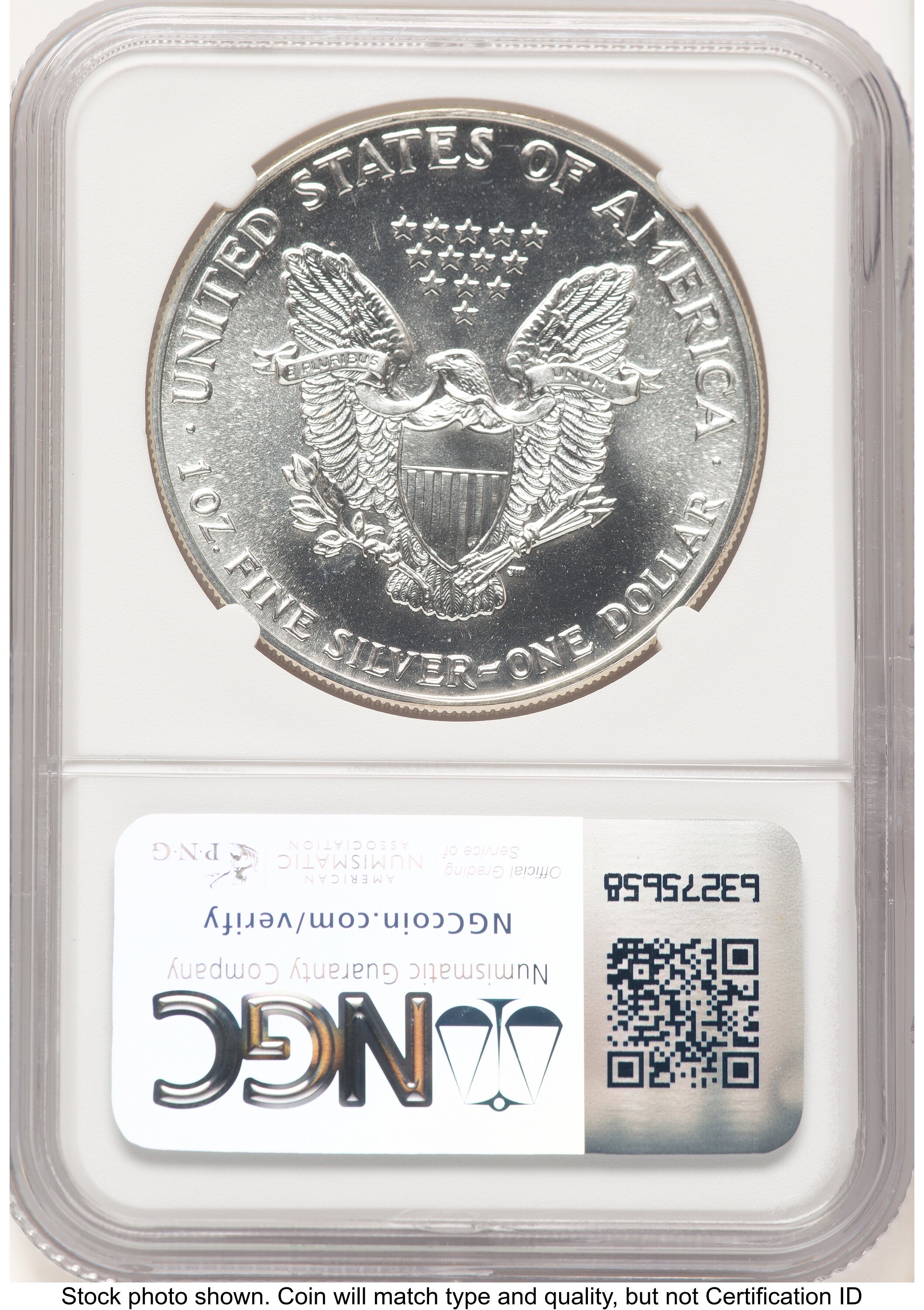 1988 Silver Eagle Mike Castle NGC MS70