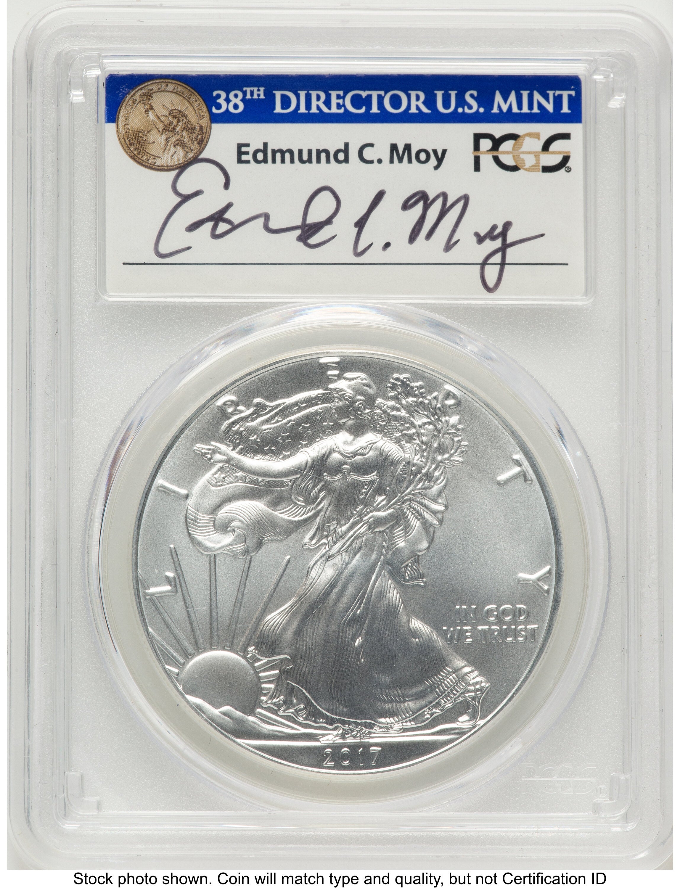 2017 Silver Eagle FS 225th Anniversary PCGS MS70 Ed Moy