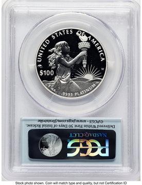 2014-W Proof Platinum Eagle 1 oz FS Flag PCGS PR70 (520203048)