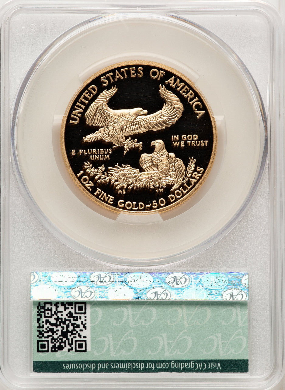 2017-W Gold American Eagle 4-Coin Set First Delivery CACG PR70