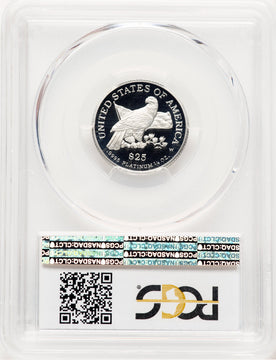 2003-W Proof Platinum Eagle 1/4 oz Blue Gradient PCGS PR70