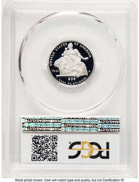 2004-W Proof Platinum Eagle 1/4 oz Blue Gradient PCGS PR70