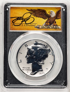 2019-W Palladium Eagle 1 oz REV FDI Thomas Cleveland Scroll PCGS PR70