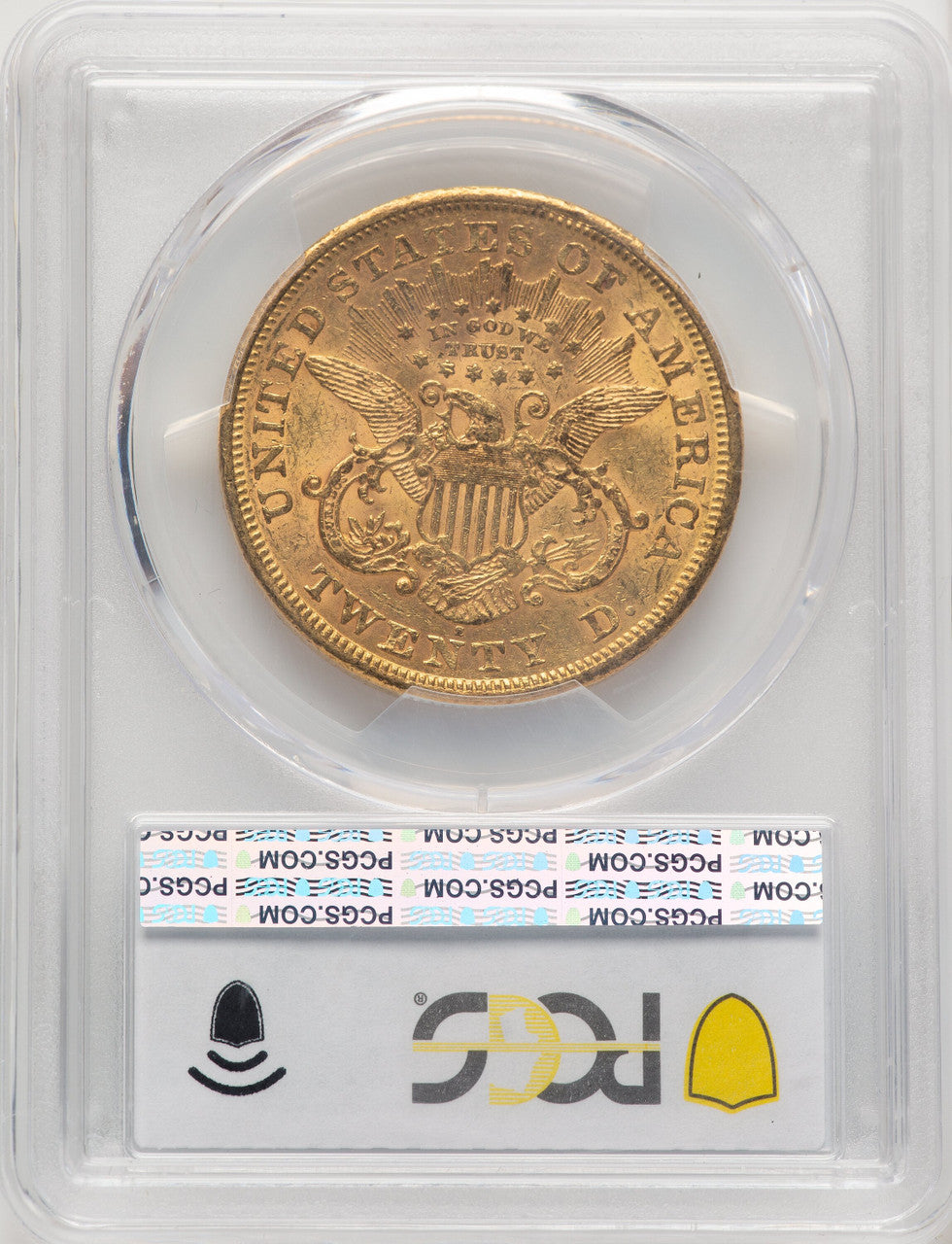 1869-S $20 Liberty Double Eagle PCGS MS61 (520396016)
