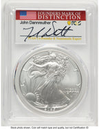 2025 Silver Eagle FS John Dannreuther 1 of 2025 PCGS MS70