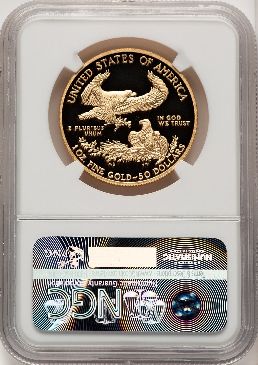 2016-W Gold American Eagle 4-Coin Set FDI NGC PF70
