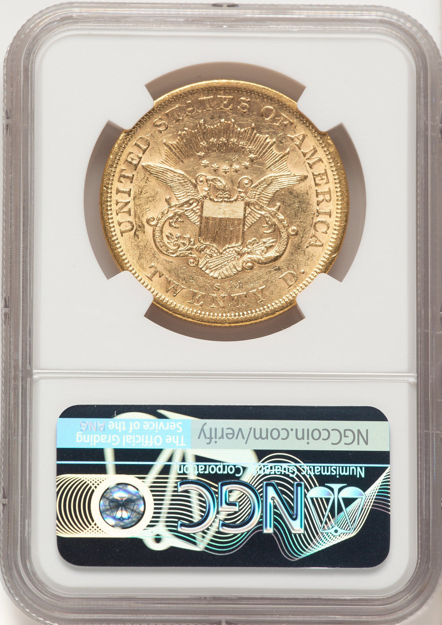 1864-S $20 Liberty Double Eagle NGC AU55 (520642017)