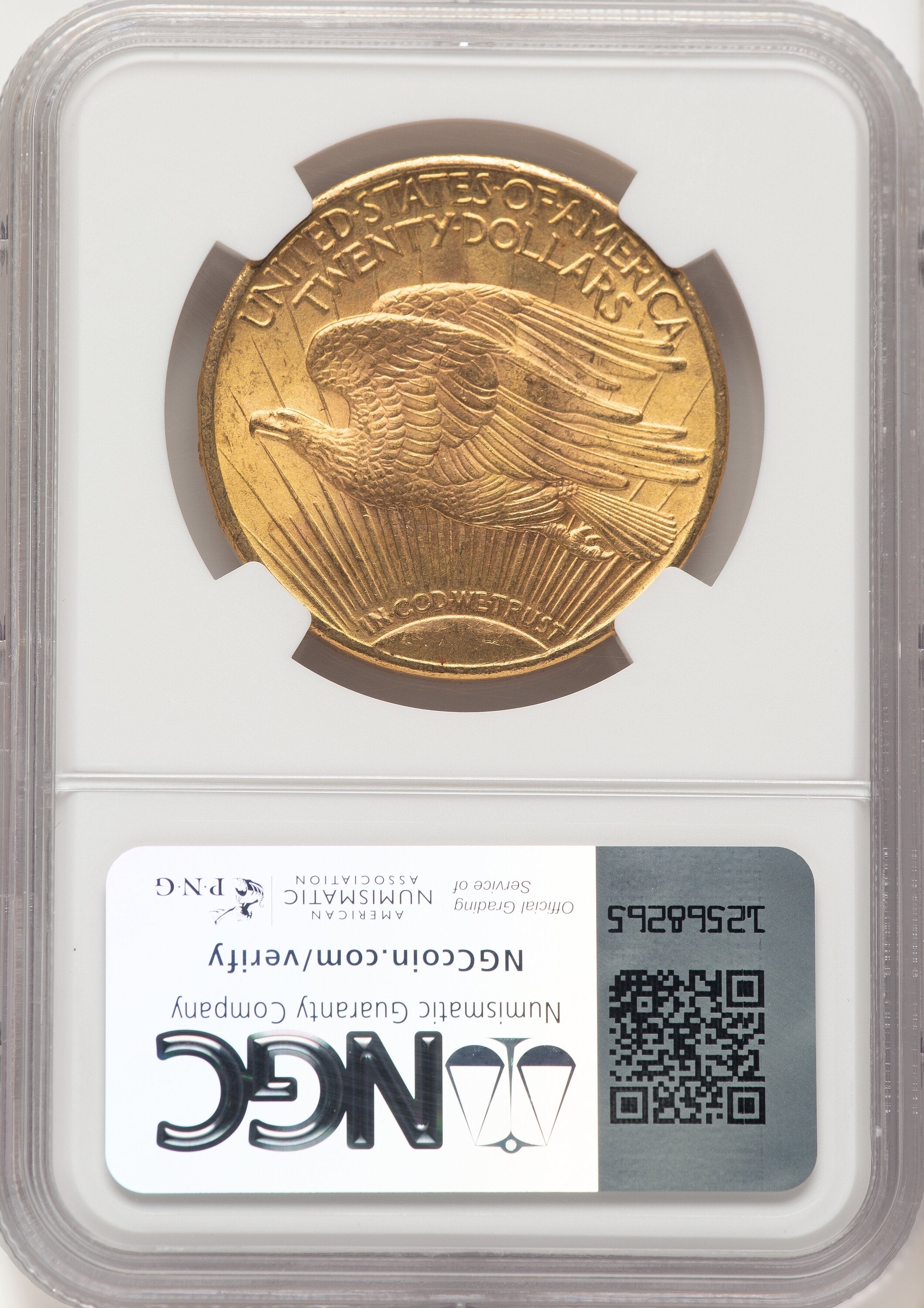 1924 $20 Saint Saint-Gaudens Double Eagle NGC MS65