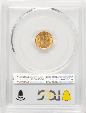 1853 G$1 CAC Gold Dollar PCGS MS64