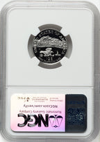 2002-W Proof Platinum Eagle 1/4 oz Brown Label NGC PF70