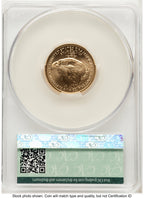 2021-W TY2 Gold Eagle 1/4 oz Unfinished Proof Dies Ron Drzewucki CACG PR70